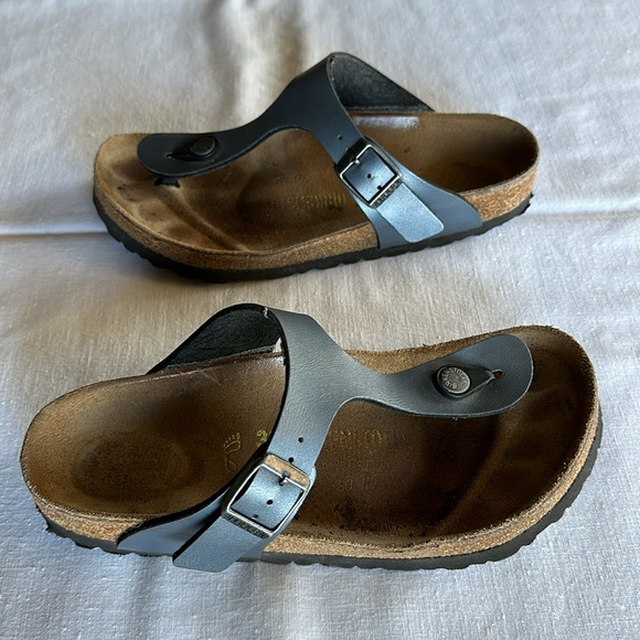 Birkenstock Gizeh Ice Pearl Onyx 36 - Picture 7 of 12